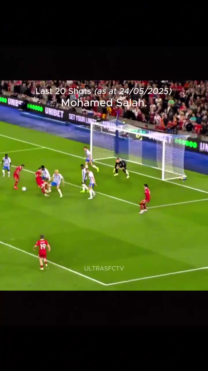 有点快乐了萨拉赫近20脚射门合集统计到5月24日