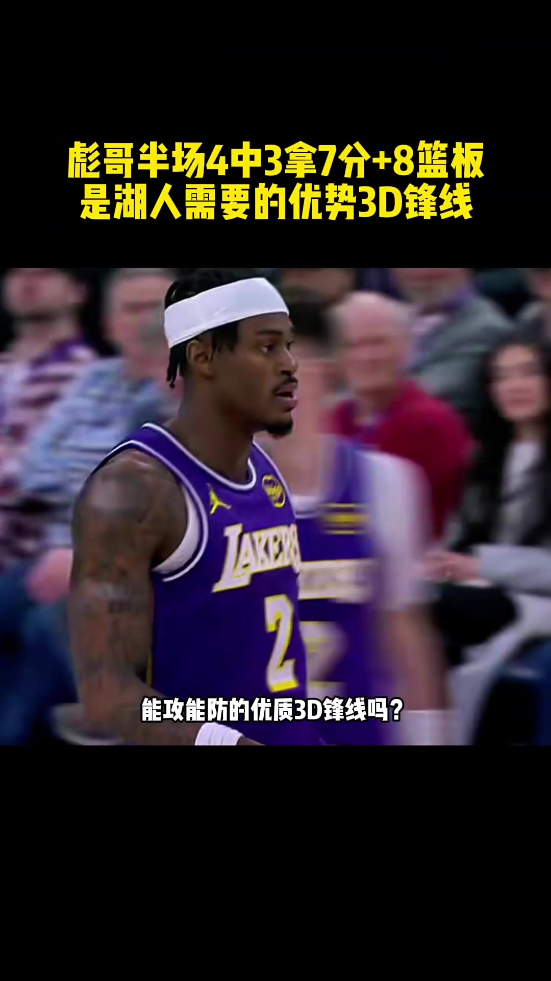 这样能攻能防能抢的范德彪不应该被雷迪克雪藏